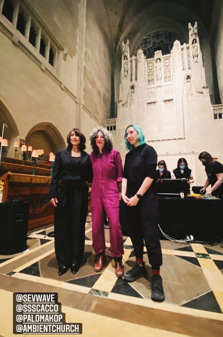 Suzanne Ciani, Lori Scacco, and me