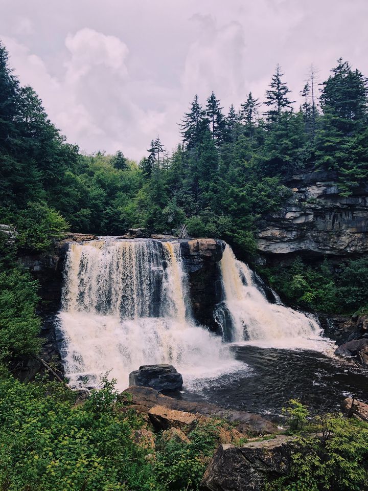 A waterfall in Appalachia