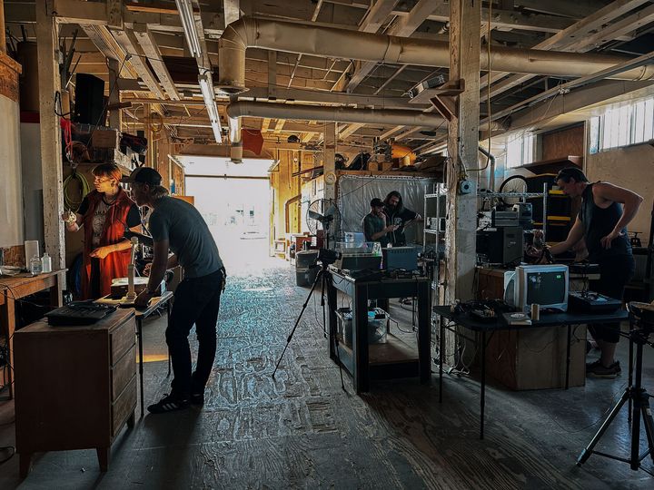 Photo of the space during the workshop