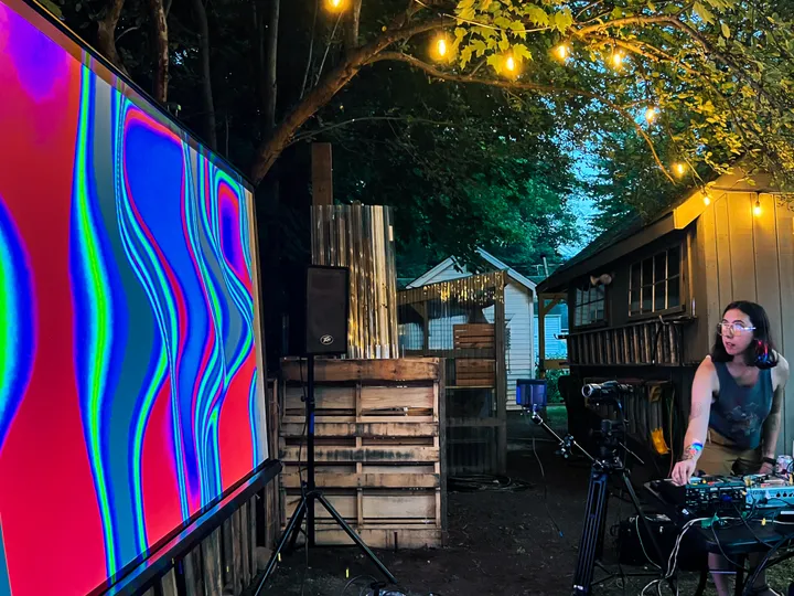 Me and my video projections