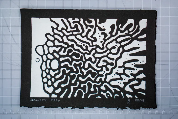 Magnetic Maze Print