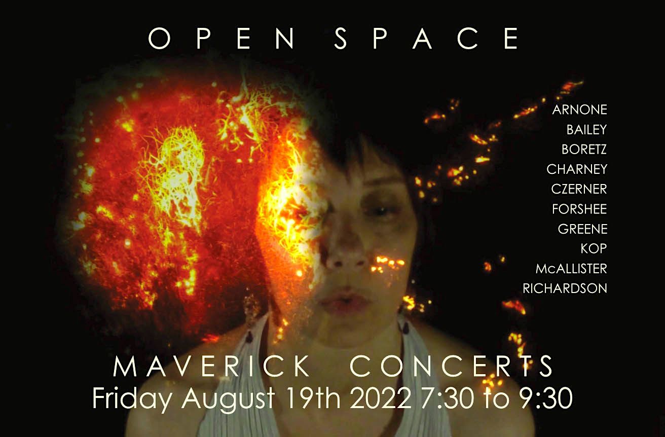 Open space concert flyer