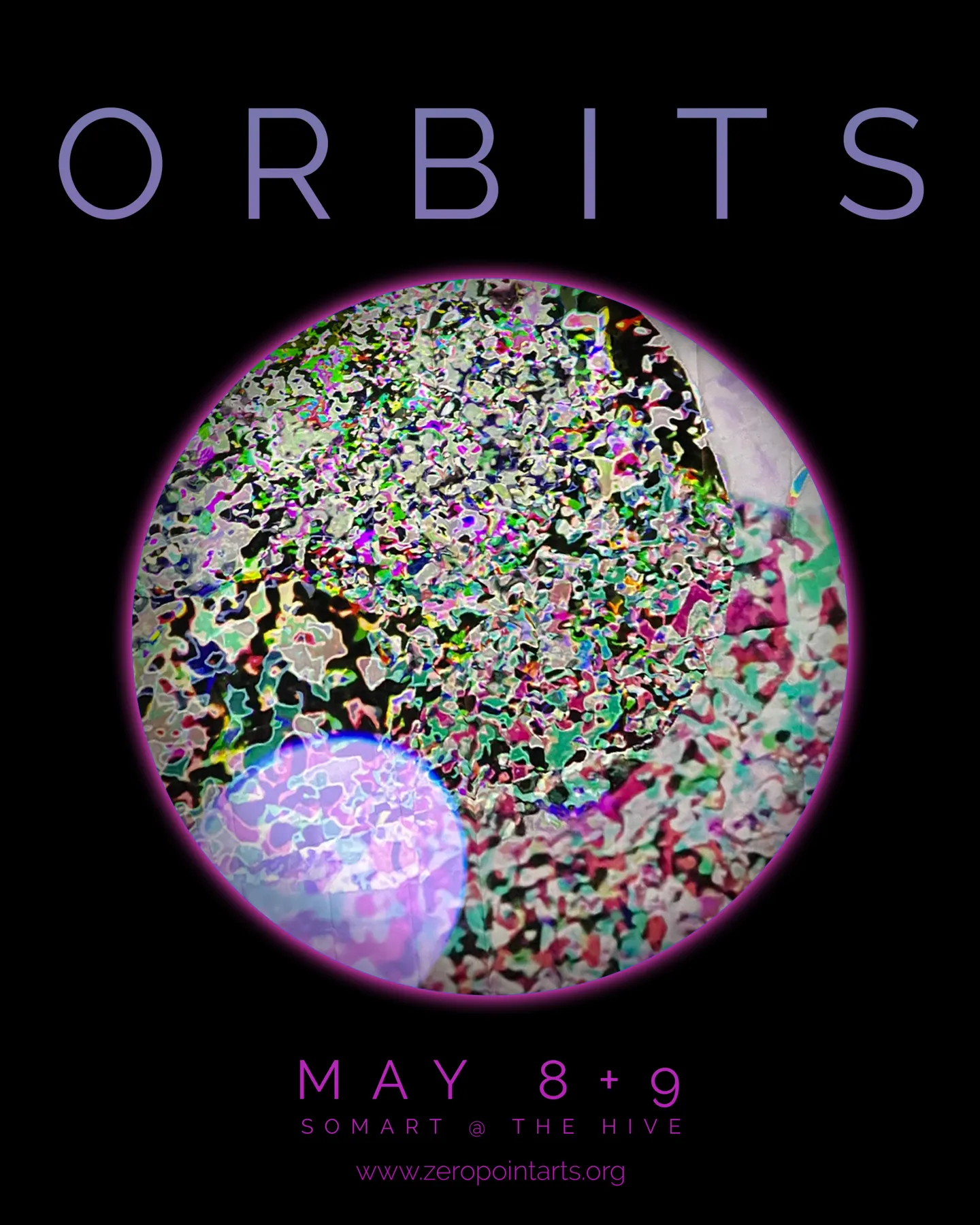 Flyer for "Orbits"