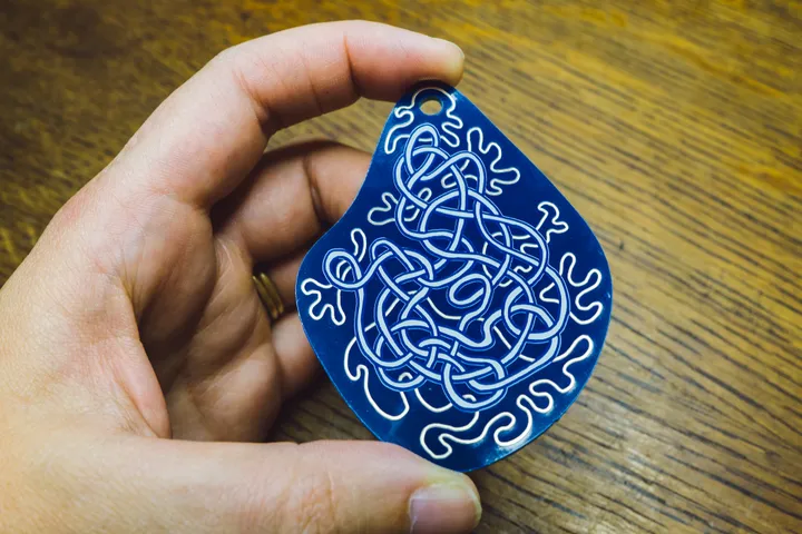 Discordian Knot PCB Object