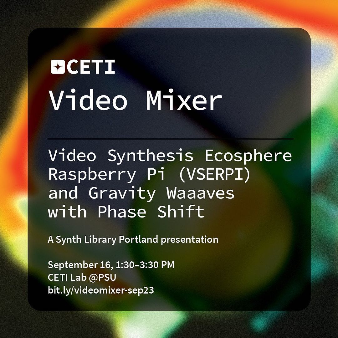 Poster for Portland Video Mixer