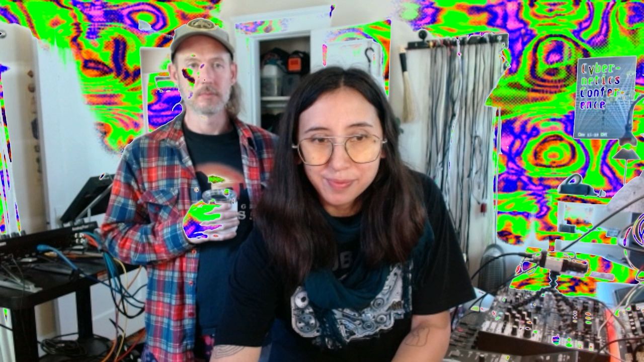 Screenshot of Reality Orp performing over livestream