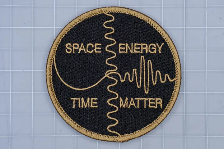Space Energy Time Matter embroidered patch