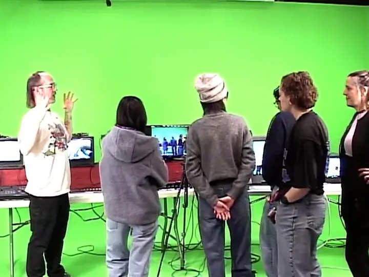 Andrei giving a schpiel