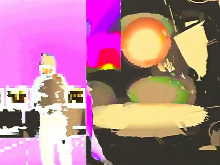 More abstract analog video effects chaos