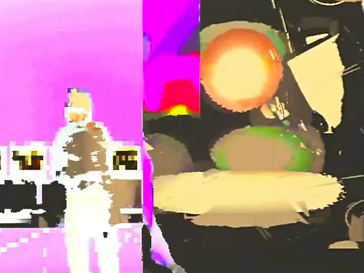 More abstract analog video effects chaos