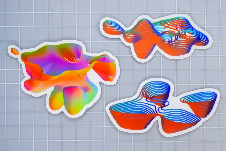 Vessels sticker set