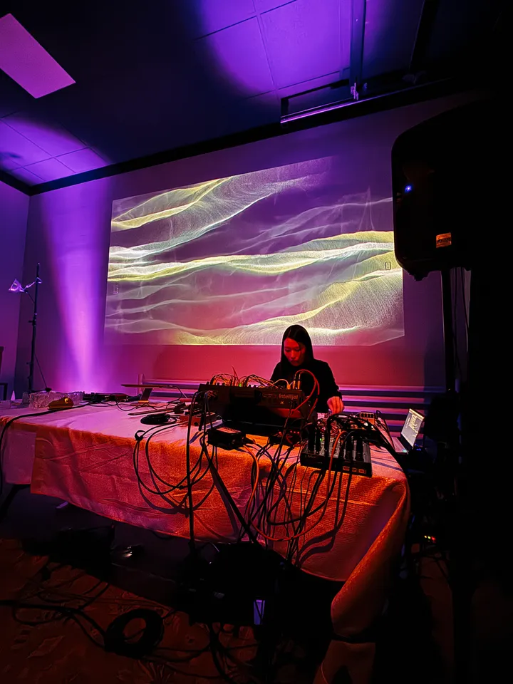 ÉMU - Maria Takeuchi performance (photo by Mike Clemow)